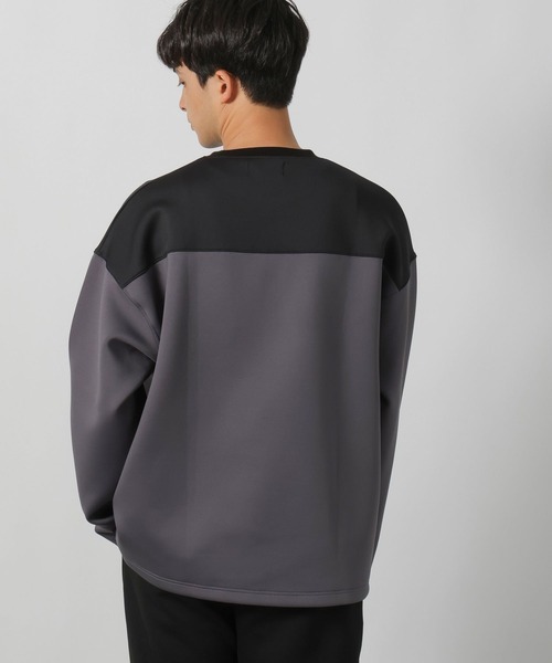 LAKOLE（ラコレ） トレーナー スウェット ストレッチ切替プルオーバー