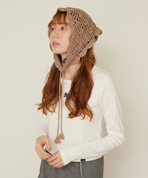 MILKFED.（ミルクフェド） ニット帽 ニットキャップ KNITTED BABUSHKA