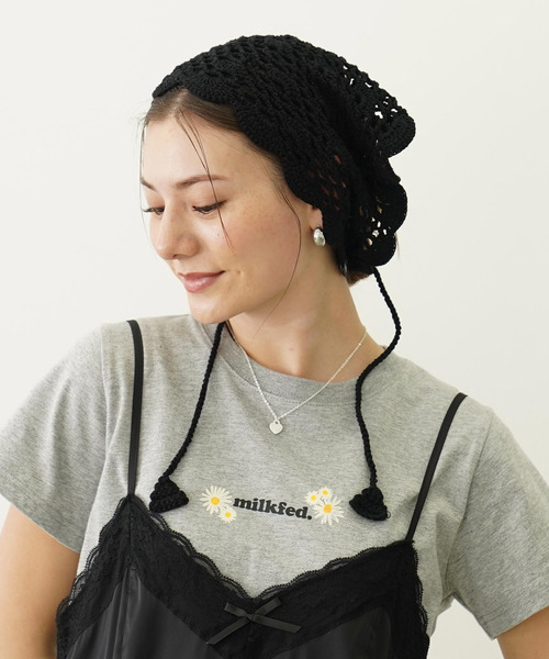 MILKFED.（ミルクフェド） ニット帽 ニットキャップ KNITTED BABUSHKA