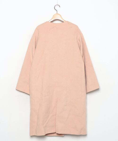 Spick & Span」 ノーカラーコート 38 ピンク レディース : 88191502 