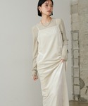 ワンピース 「LARUTA」ベロアキャミワンピ...の詳細画像4
