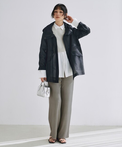 ICB（アイシービー） コート アウター シアーフォルムオーガン