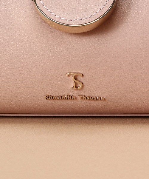 Samantha Thavasa ハンドバッグ ベルトモチーフ レザー