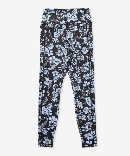 Hurley　水陸両用パンツセットアップ（ネイビー花柄） Hurley（ハーレー） レギンス スパッツ 着圧 レギンス ラッシュガード