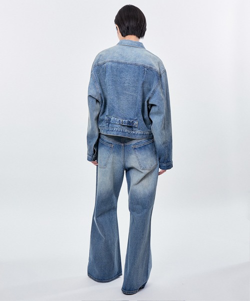 M TO R（ムウトアール） デニムジャケット gジャン WASHED DENIM