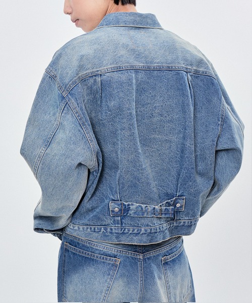 M TO R（ムウトアール） デニムジャケット gジャン WASHED DENIM