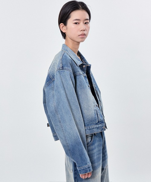 M TO R（ムウトアール） デニムジャケット gジャン WASHED DENIM