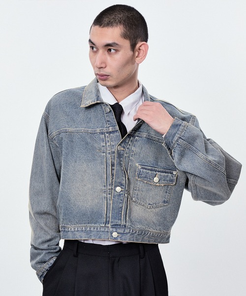 M TO R（ムウトアール） デニムジャケット gジャン WASHED DENIM