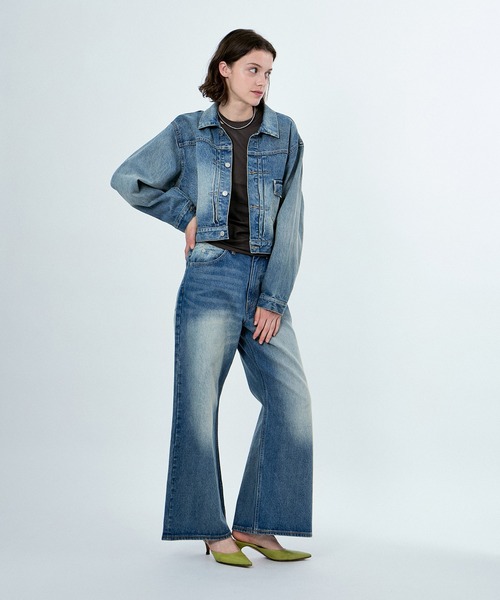 M TO R（ムウトアール） デニムジャケット gジャン WASHED DENIM