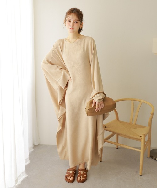 ワンピース dolman sleeve long dress /ドルマンスリーブ ロング