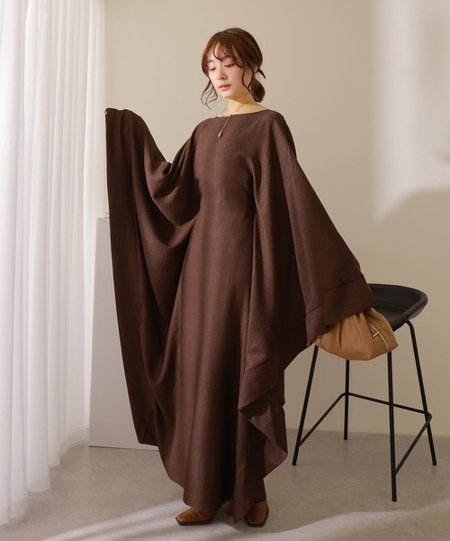 ワンピース dolman sleeve long dress /ドルマンスリーブ ロング