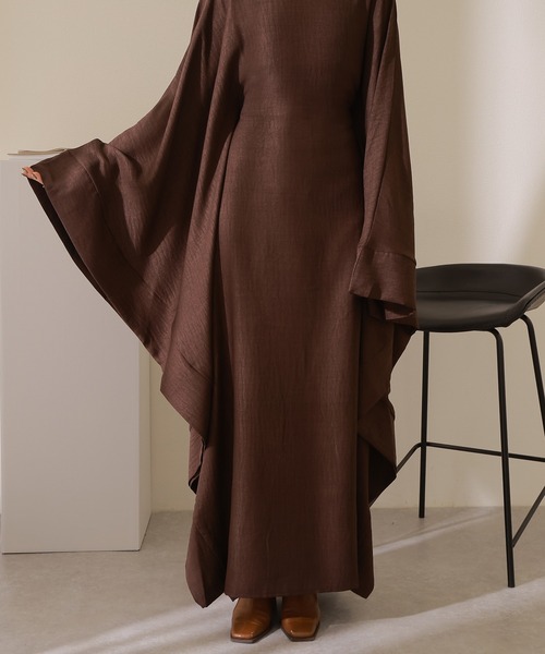 ワンピース dolman sleeve long dress /ドルマンスリーブ ロング