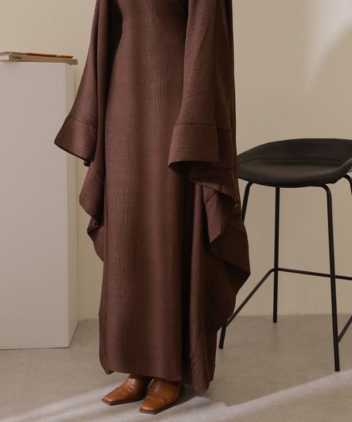 ワンピース dolman sleeve long dress /ドルマンスリーブ ロング