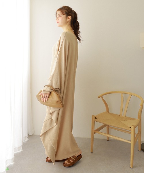 ワンピース dolman sleeve long dress /ドルマンスリーブ ロング