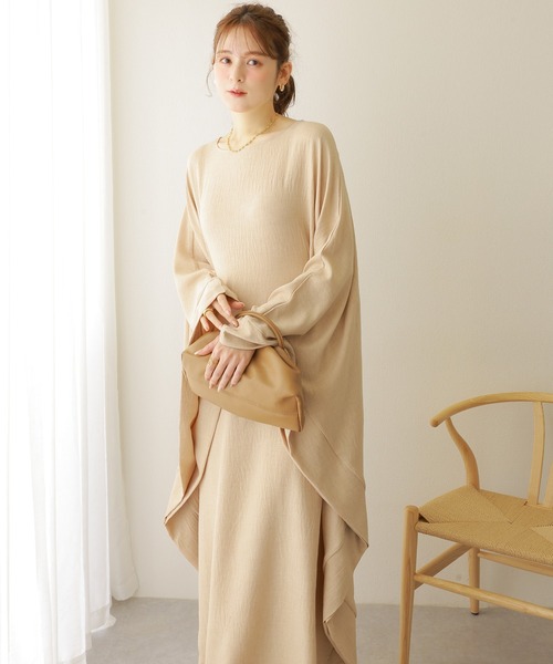 ワンピース dolman sleeve long dress /ドルマンスリーブ ロング