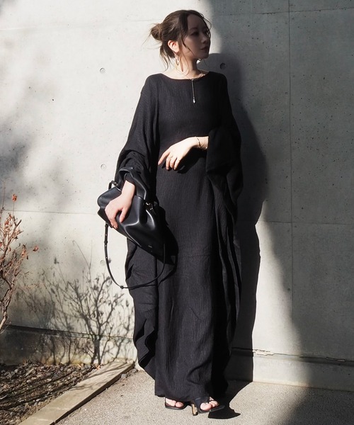 ワンピース dolman sleeve long dress /ドルマンスリーブ ロング