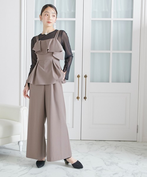 Jolie et Jolie（ジョリー エ ジョリー） パンツドレス ウエスト