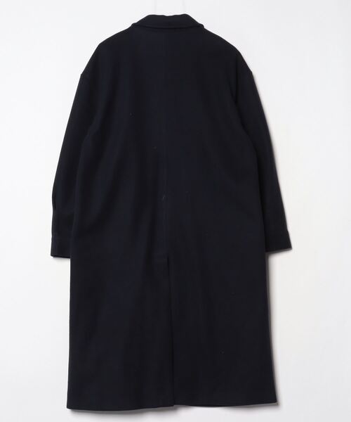 「EMMA CLOTHES」 ステンカラーコート FREE ネイビー メンズ_画像2