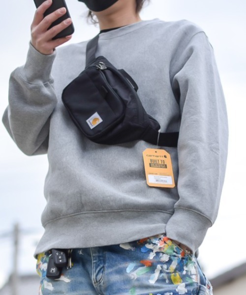 us 三軒茶屋 Carhartt ブラック ボディバッグ Carhartt（カーハート