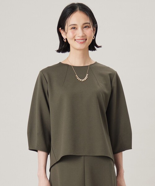 tシャツ ブークレダンボール カットソー レディース
