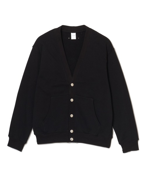 CRIMIEクライミー コットンニットカーディガン　ブラック　S CRIMIE（クライミー） カーディガン SWEAT CARDIGAN メンズ : ZOZOTOWN