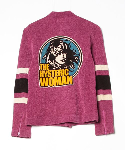 HYSTERIC GLAMOUR（ヒステリックグラマー） ボーダー柄ジップアップ