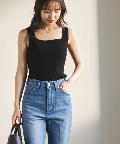 セール☆美品★Deuxieme Classe ノースリーブニット タンクトップ Deuxieme Classe タンクトップ ノースリーブ *Eloise レディース