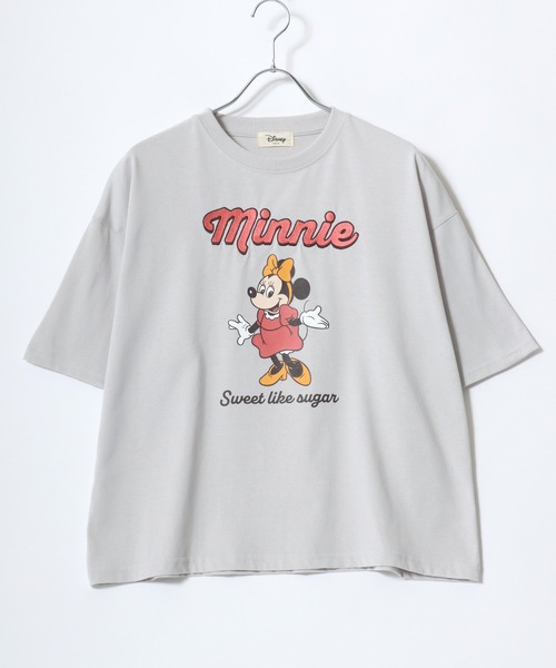 【Disney】US Disney Parks ミッキー＆ミニー 半袖Tシャツ 90s old ディズニー ミッキー&ミニー Tシャツ シングル プリント