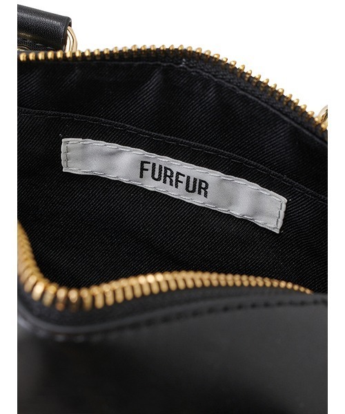 FURFUR ボストンバッグ リボンカシメミニボストンバッグ