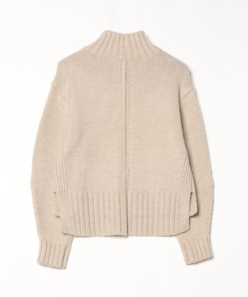 「MOUSSY」 タートルネックニット FREE ベージュ レディース_画像2
