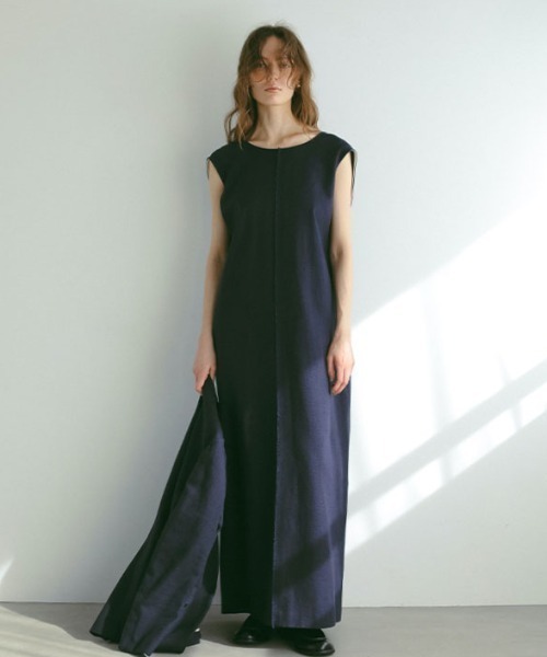 ETRE TOKYO リネンIラインロングワンピース ETRE TOKYO ワンピース リネンIラインロングワンピース