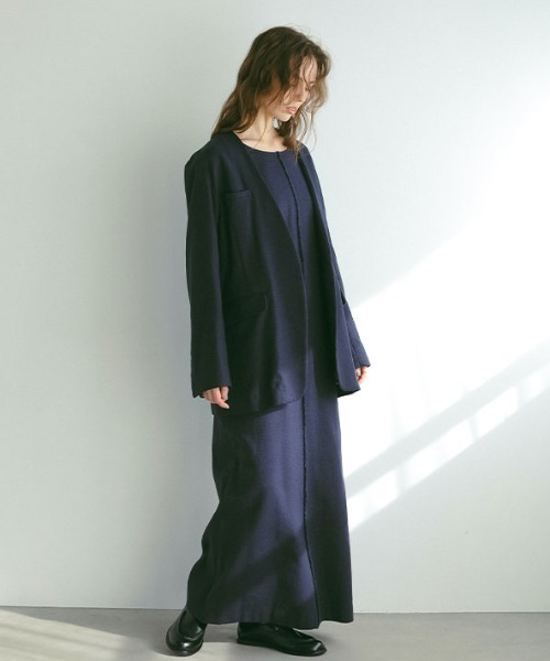 ETRE TOKYO リネンIラインロングワンピース リネンIラインロングワンピース（ワンピース）｜ETRE TOKYO