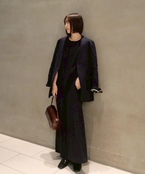 ETRE TOKYO ワンピース リネンIラインロングワンピース