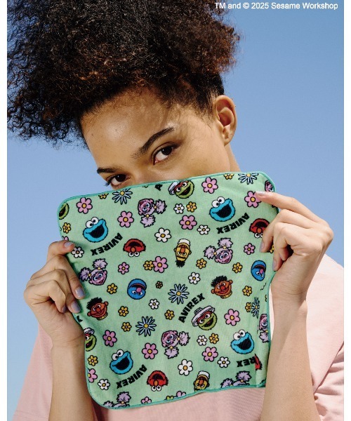 SESAME STREET（セサミストリート） ハンカチ 「SESAME STREET meets