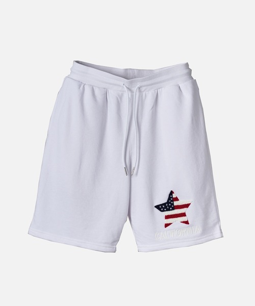 EVOLUTION（エボリューション） パンツ 星条旗サガラ刺繍夏に履きたい