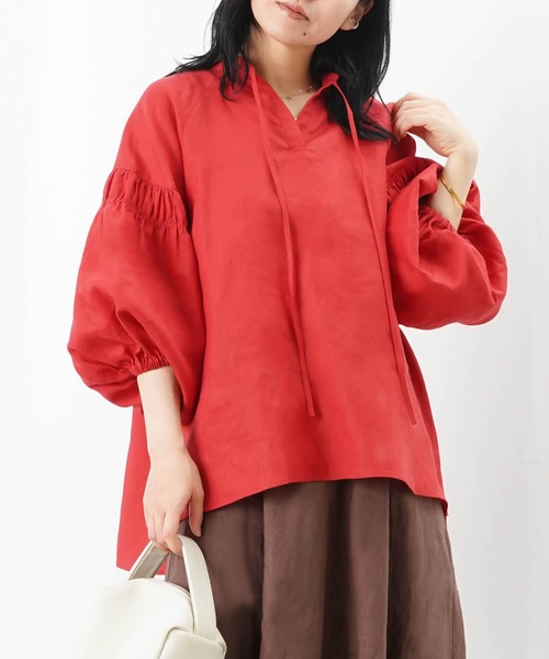 ブラウス シャツ LC/LLL ヴィンテージボイルスキッパーブラウス レディース LADY LUCK LUCA ブラウス シャツ LC/LLL ヴィンテージボイル