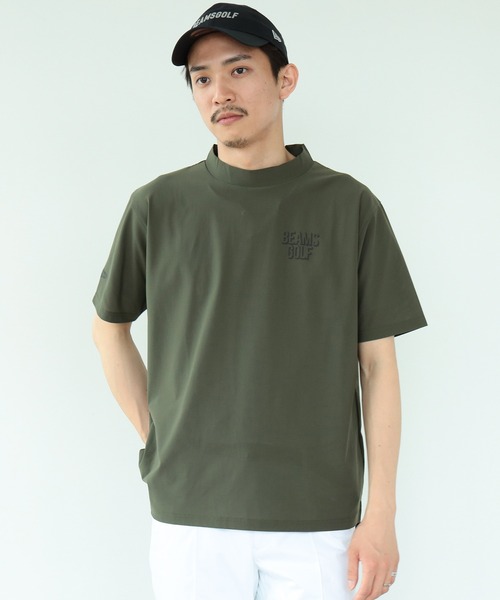 「BEAMS GOLF」 半袖Tシャツ LARGE ネイビー メンズ