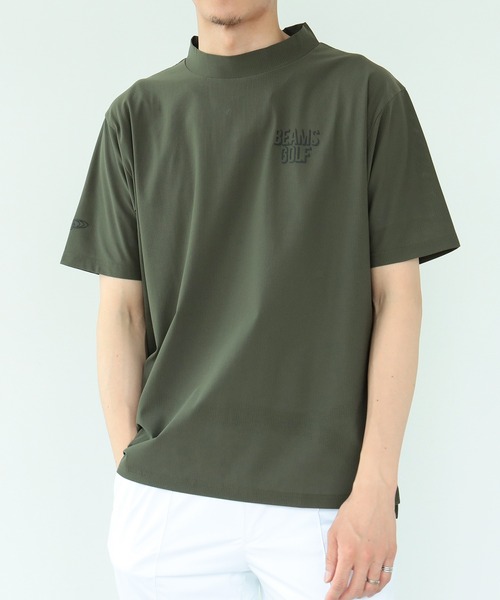 「BEAMS GOLF」 半袖Tシャツ LARGE ネイビー メンズ