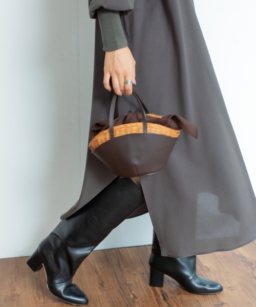 The Bagmati ブラウン かごバッグ The Bagmati 「The Bagmati」 かごバッグ FREE ブラウン