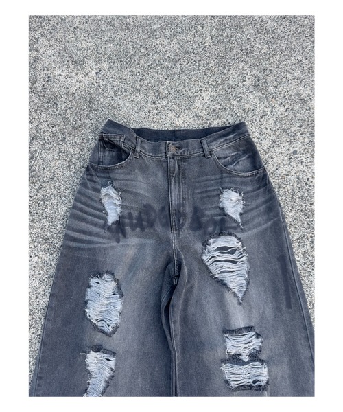WudgeBoy（ワッジボーイ） ジーンズ damage print denim メンズ