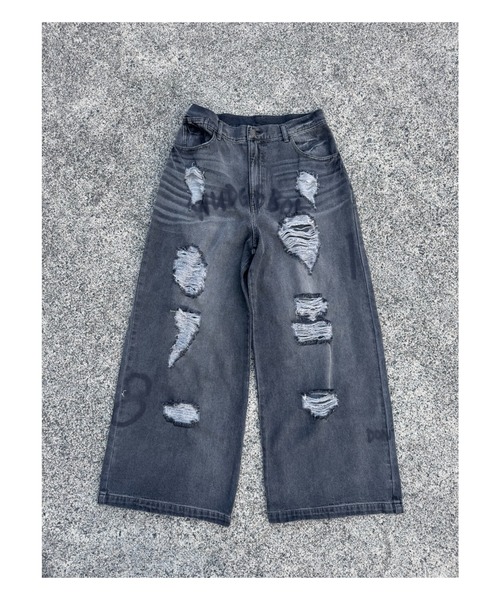 WudgeBoy（ワッジボーイ） ジーンズ damage print denim メンズ