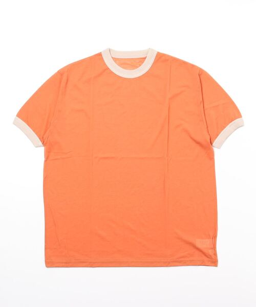 「6」 半袖Tシャツ FREE オレンジ レディース
