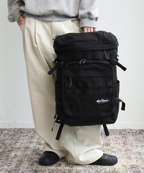【新品未使用】WILD THINGS ブラックバックパック WILD THINGS（ワイルドシングス） デイバック リュック 「WILD THINGS