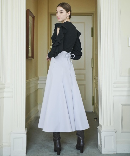 「AND COUTURE」 長袖ニット MEDIUM オフホワイト レディース_画像6