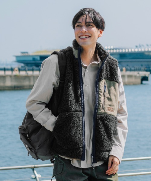 KRIFF MAYER（クリフメイヤー） ベスト ジレ シャギーボアベスト