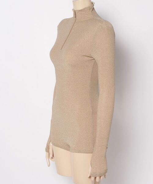 tシャツ Half zipup bodysuits/ハーフジップロングスリーブボディ