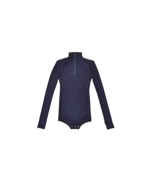 tシャツ Half zipup bodysuits/ハーフジップロングスリーブボディ
