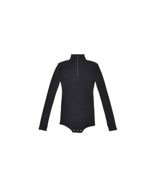 Wolford ブラック タートルネック　ジップアップボディスーツ　XS 未使用 Wolford ブラック タートルネック ジップアップボディスーツ XS 未使用