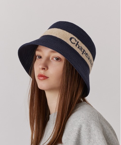 Chapeau d' O（シャポードオー） 帽子 ハット TM Jacquard Logo Bucket