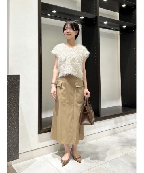 allureville ニット セーター ドライシャギープルオーバー